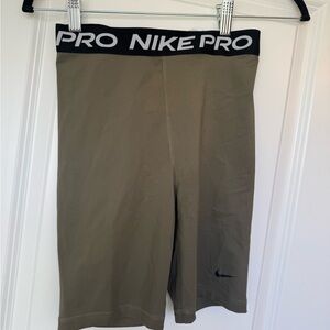 Nike Pro Olive Compression Shorts